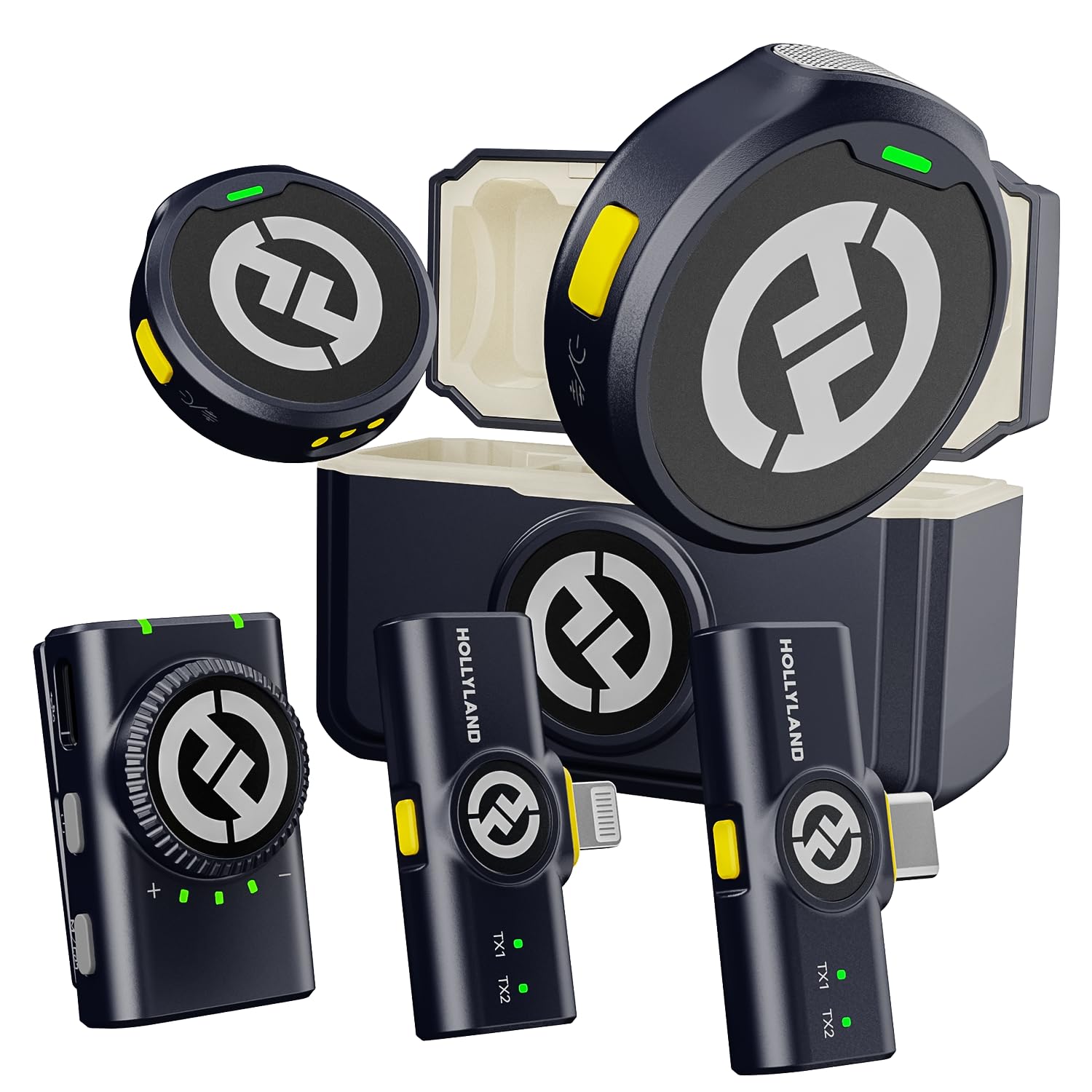 Hollyland Lark M2 Combo Microphone Lavalier Compact : Amazon